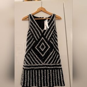 Alice and Olivia Sequin Minidress With Tags